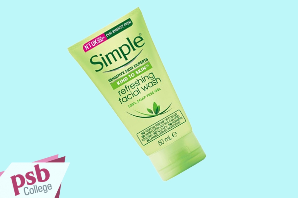 Hình ảnh tuýp Sữa rửa mặt Simple kind to skin refreshing facial wash gel