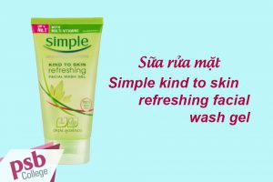 Sữa rửa mặt Simple kind to skin refreshing facial wash gel