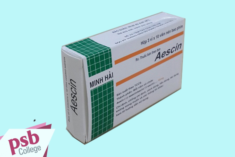 Hình ảnh hộp thuốc Aescin