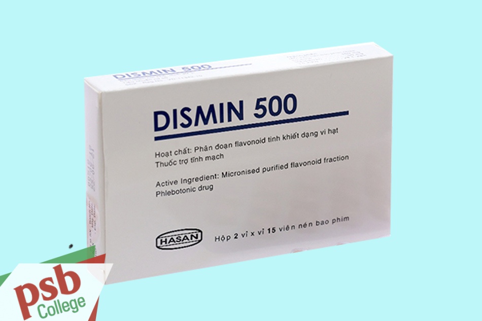 Hình ảnh hộp thuốc Dismin 500mg