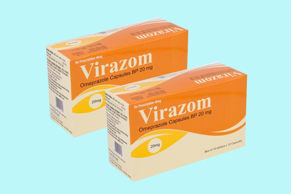 Thuốc Virazom điều trị loét dạ dày- tá tràng