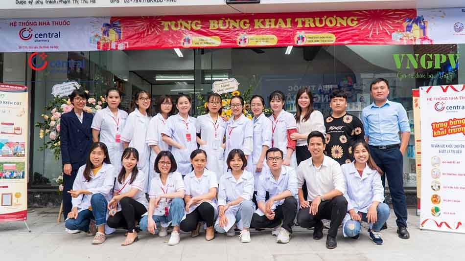Đội ngũ dược sĩ nhà thuốc Trung Tâm Thuốc Central Pharmacy