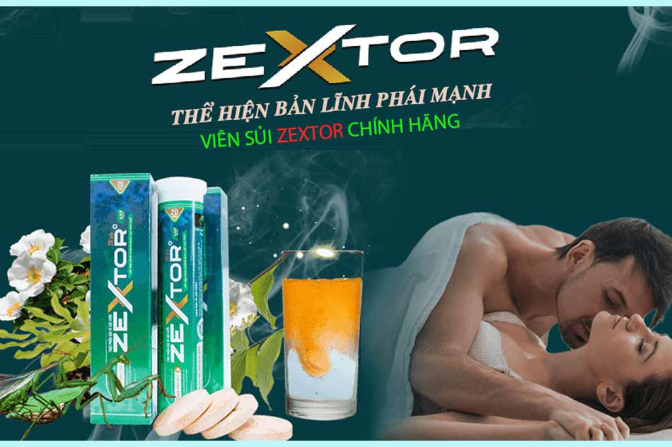 Viên sủi Zextor - Đánh thức bản lĩnh phái mạnh