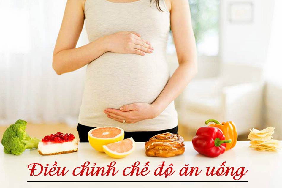 Điều chỉnh chế độ ăn uống trong thai kỳ