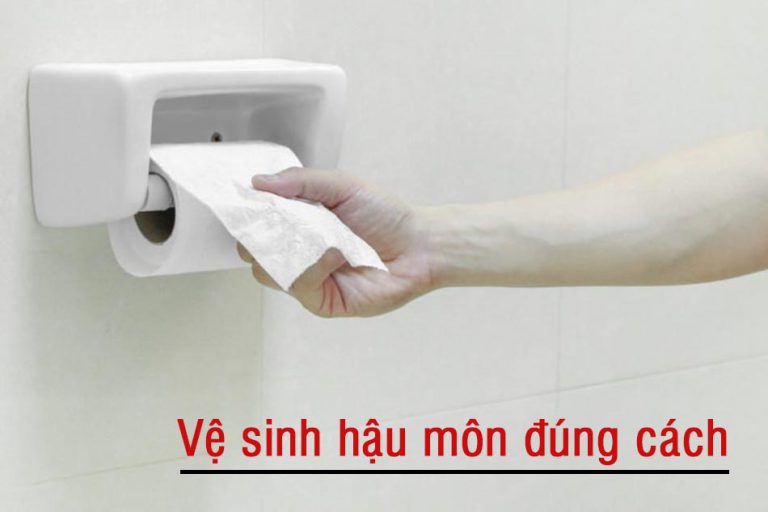 Vệ sinh hậu môn đúng cách